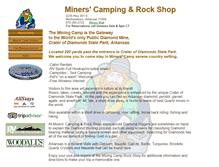 Tablet Screenshot of minerscamping.com